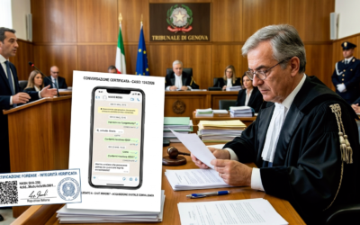 WhatsApp in tribunale: perché uno screenshot non basta (e cosa usa il mondo)